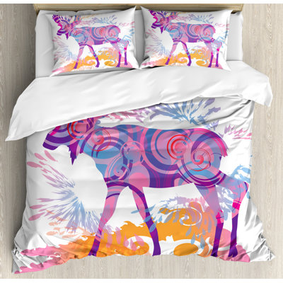Moose Modern & Contemporary Duvet Cover