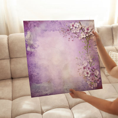 Impression florale d'inspiration asiatique zen