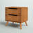 Stalter 2 - Drawer Solid Wood Nightstand-688108337