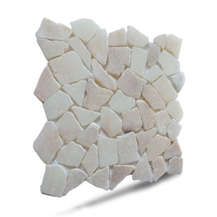 Carreau de mosaïque en pierre naturelle 11,4 po x 11,4 po Montana