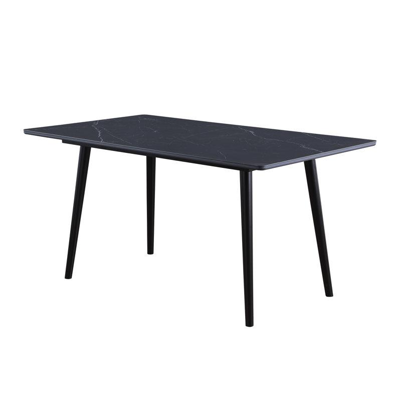 Table de salle à manger Contemporary, Noir