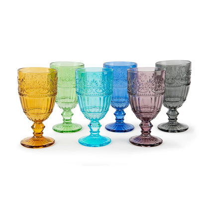 Country Flower 350 ml Goblet Set