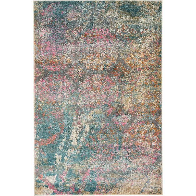 Oriental Indoor Rug, Rectangle 4' x 6'