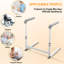 6-Level Height Adjustable Mobility Standing Aid Rail for Elderly and Disabled – Sturdy Carbon Steel Chair Lift Assist Device, Safety Grab Bar for Sofa, Couch, Bed, or Chair