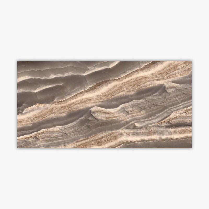 24" x 48" Porcelain Marble Look Wall & Floor Tile