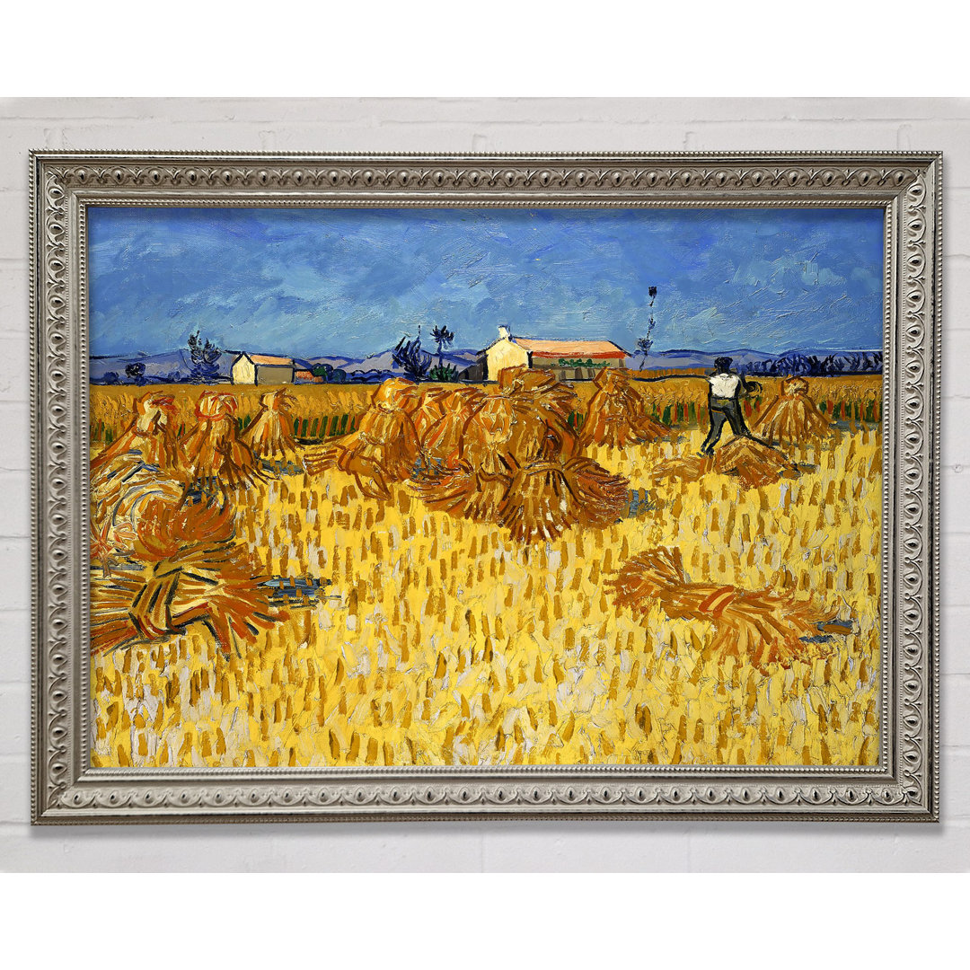 Maisernte in der Provence von Vincent Van Gogh - Einzelne Bilderrahmen Kunstdrucke