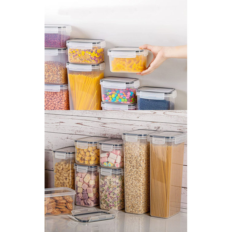 48 PCS Food Storage Containers with lids airtight, (24 Stackable