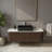 48" Wall Mounted Floating Bathroom Vanity with Black Rectangular Ceramic Basin and 2 Drawers-1172331421