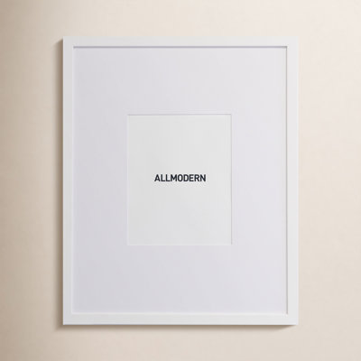 Capullo Wood Matte Picture Frame with Mat