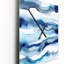 Abstrait classique vagues bleues I - Fractales très horloges murales-1741312559