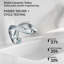 Robinet de lavabo de salle de bain Cascade de lavabo ronde à une poignée à un trou Lavabo à fixation sur le comptoir Laiton créatif-121872027