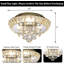 Lustre en cristal Modern Glam argenté-1823374719