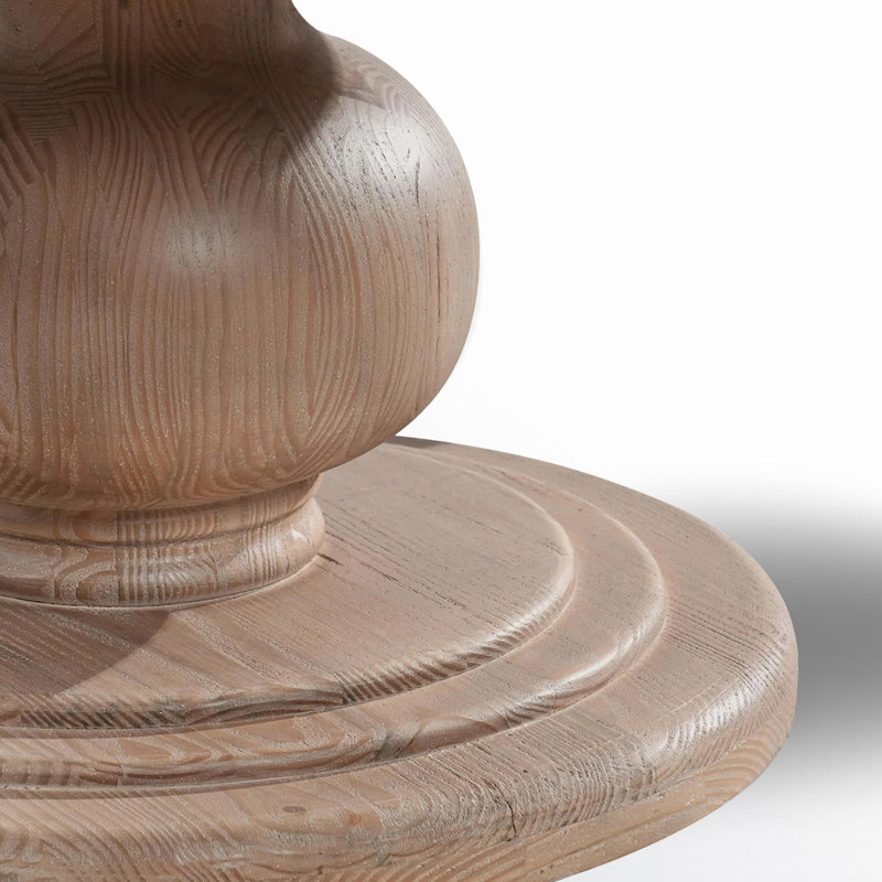 Baldwin 60" Round Reclaimed Pine Rustic Dining Table