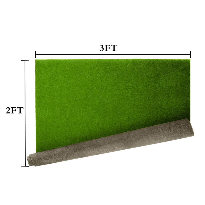 Tapis gazon artificiel, H 1 po x l 39,6 po x P 27,6 po