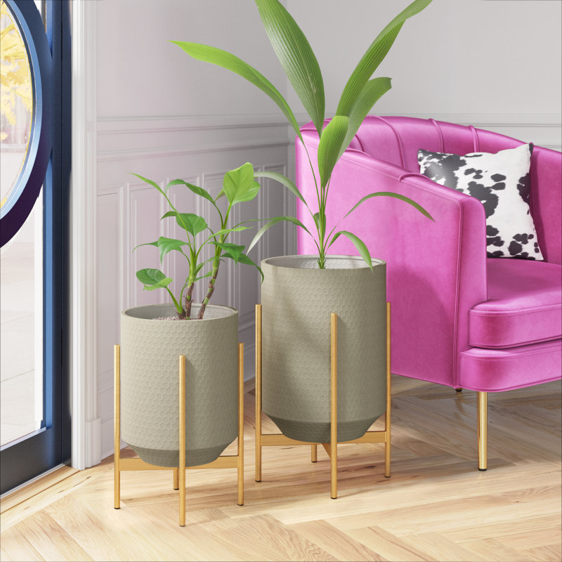 Metal Pot Planter