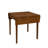 Extendable Dining Table, Rectangular Drop Leaf Table with Solid Wood Legs, Walnut Expandable Kitchen Table for Small Spaces