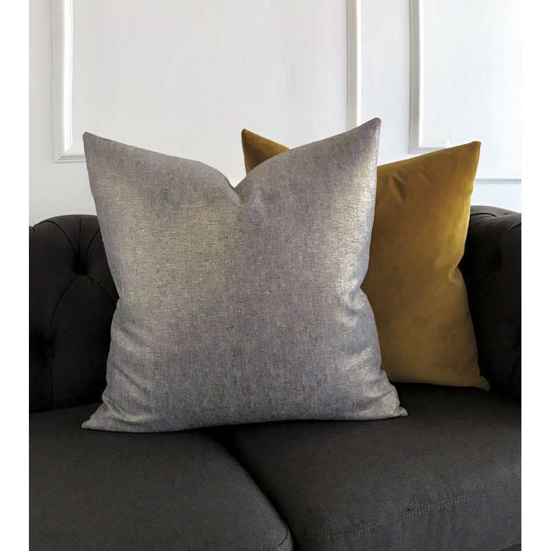 Leonis Metallic Decorative by Studio 773 Pillow Cover & Insert