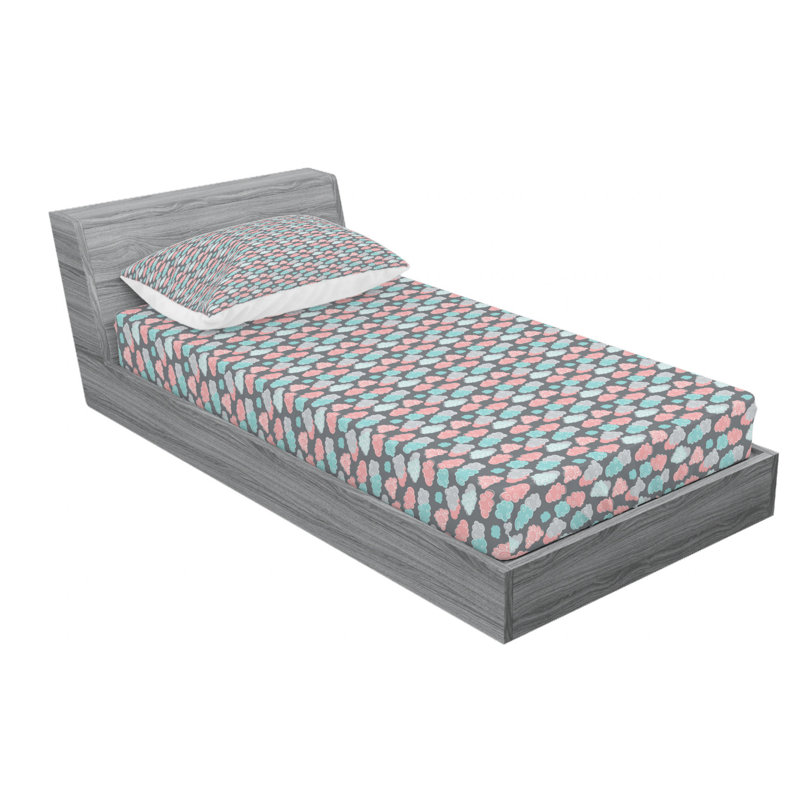 Microfiber Sheet Set, Twin Sheet Set with Fitted Sheet