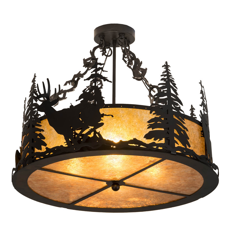 Lizarraga 4 - Light Semi Flush Mount