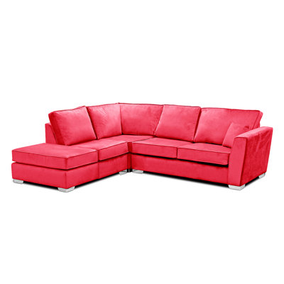 Quade 5 Seater Velvet Sofa & Chaise