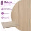 Paquet de 2 dessus de table universel 30 x 30 pouces, noyer foncé Kaboon-122239693-121455863