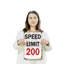 Enseigne en aluminium Speed Limit 200 10 po x 14 po-119478605-119478606