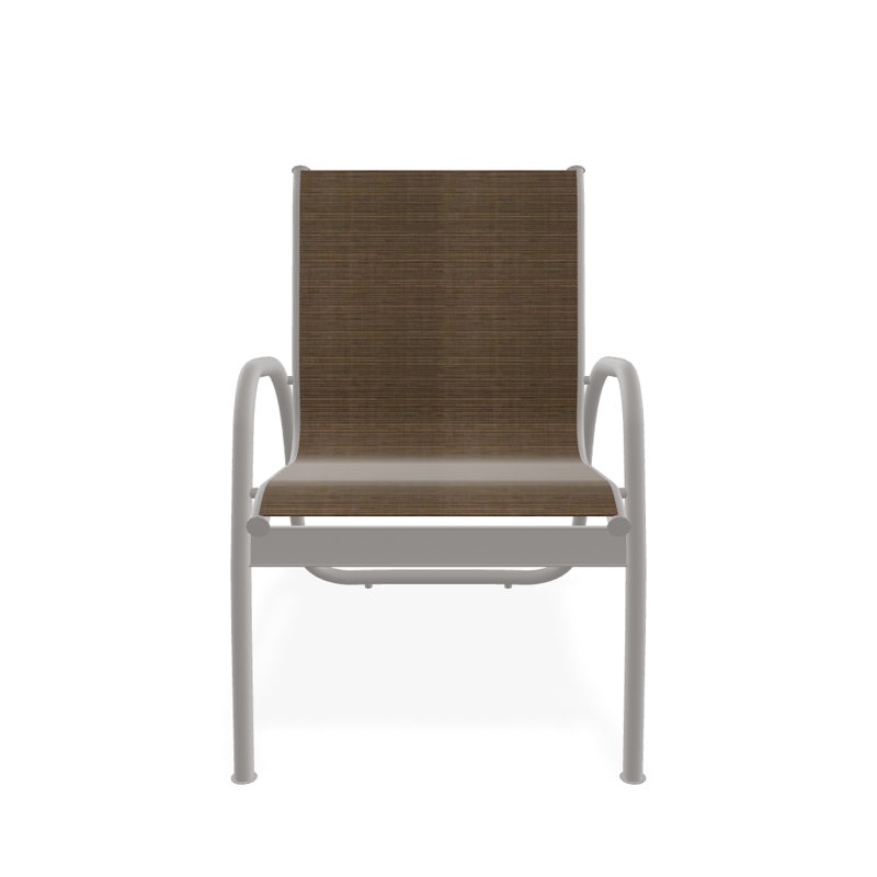 Fauteuil de patio Gardenella, Performance de l'écorce, Gris chaleureux texturé