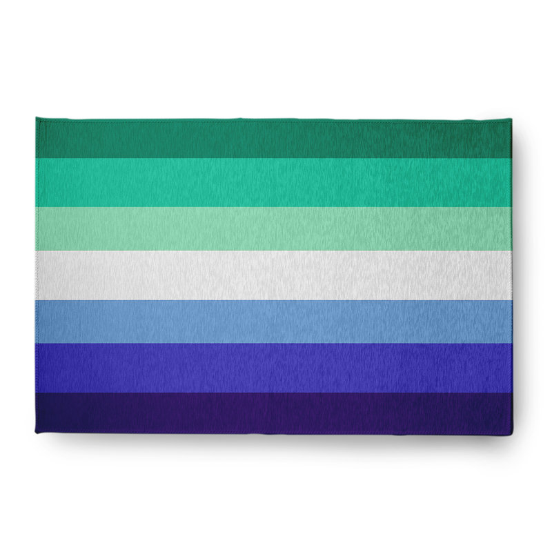 Chenille Striped Indoor Rug, Rectangle 4' x 6'