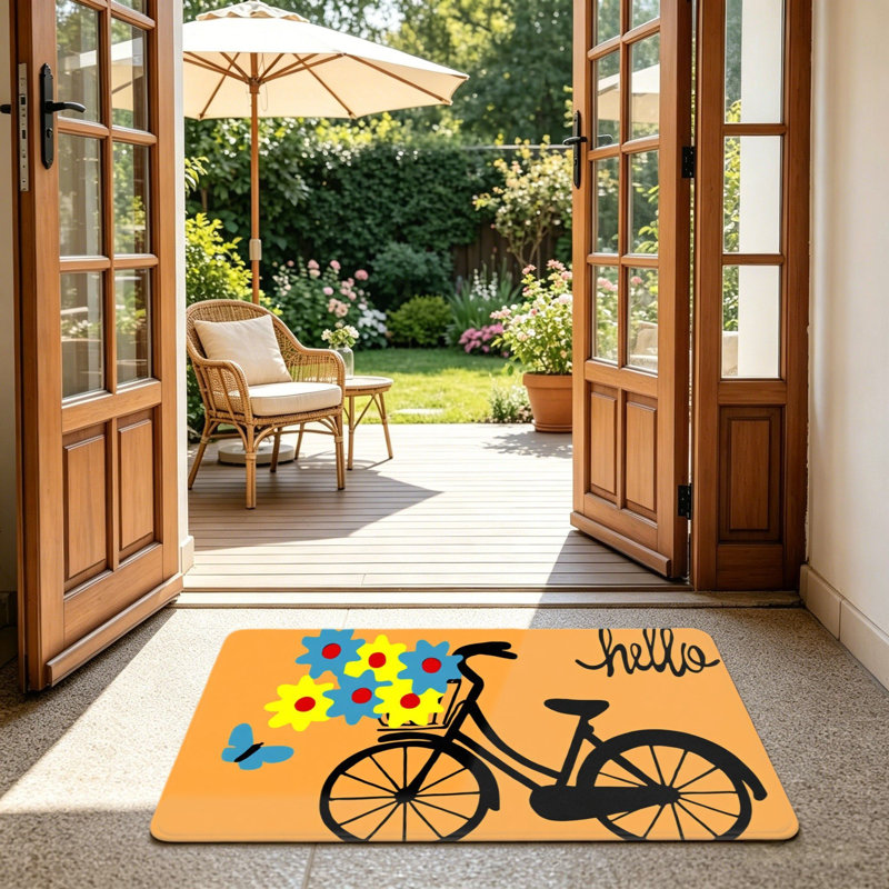 Tapis noir 24 pi x 36 po Silhouette