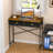 Small Writing Desk For Kids Bedroom, 31.5 Inch Computer Desk For Small Spaces, Simple Desk With 2 Fabric Drawers For Home Office, Dorm, Living Room, Home Study Table, Rustic Brown