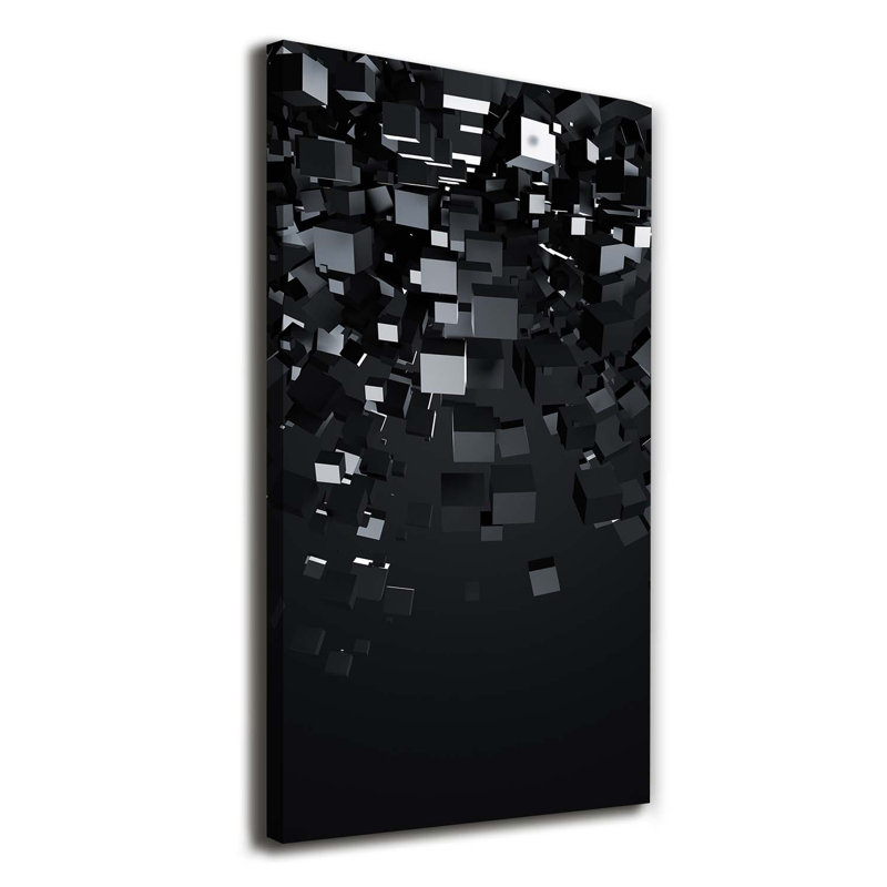 3D Abstraction - Wrapped Canvas Print