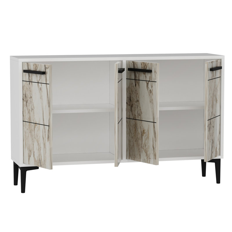 Odessa TV Stand for TVs up to 50", White