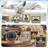 48 Pcs Interchangeable Tiered Decor,Tray Not Included(Home)