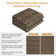 Washable Rug Imitation Braided Print Area Rug Non Slip Large Rug for Living Room Solid Printed Textured Rug Farmhouse Carpet Rug for Bedroom Dining Room
