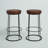Mccree Upholstered Counter Stool with Metal Frame-1424292154