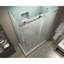 Cabine de douche rectangulaire sans cadre Coraline XL l 60 "- 64" x P 30 "x H 80", verre givré-793199996