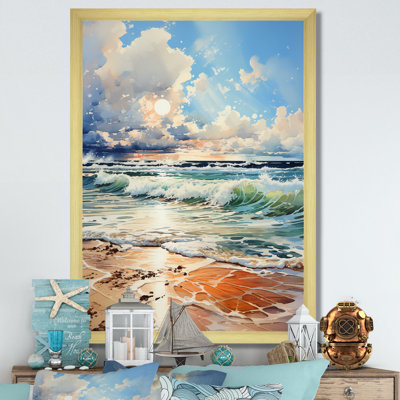 «Coastal Tranquility Horizon» sur toile