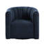 Chaise pivotante moderne avec boucle bleue, poids de 85,75 lb élégant et confortable-118039876