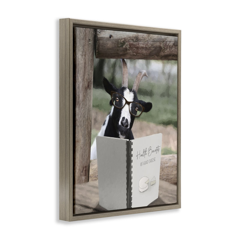 Bienfaits pour la santé du cadre flottant fromage de chèvre, design par Lori Deiter, Cadre flottant orme Montalcino