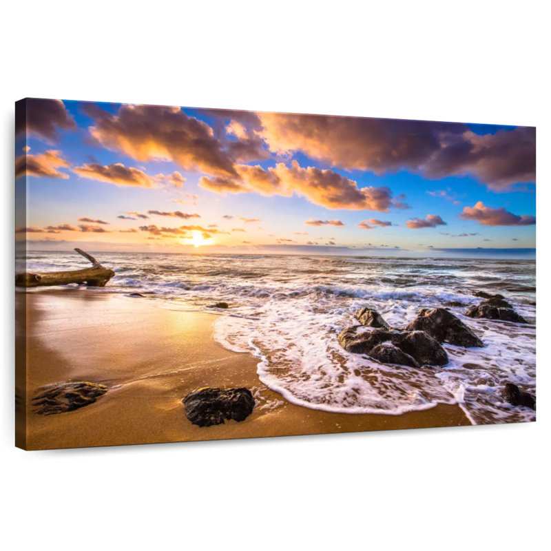 Gillard North Shore, plage d'Oahu, H 16 po x l 24 po