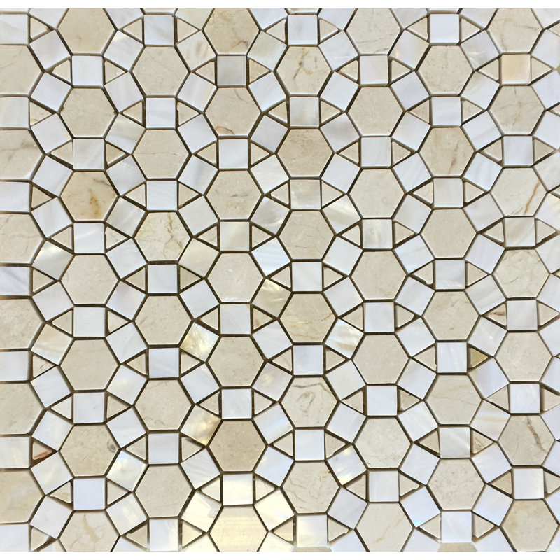 Carreau de mosaïque aléatoire pour mur et plancher en pierre naturelle