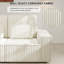 Ensemble de canapés combinés en éponge Corduroy, convenant aux salons-220033889
