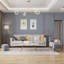 Hymes Velvet Chaise Lounge-1880407129