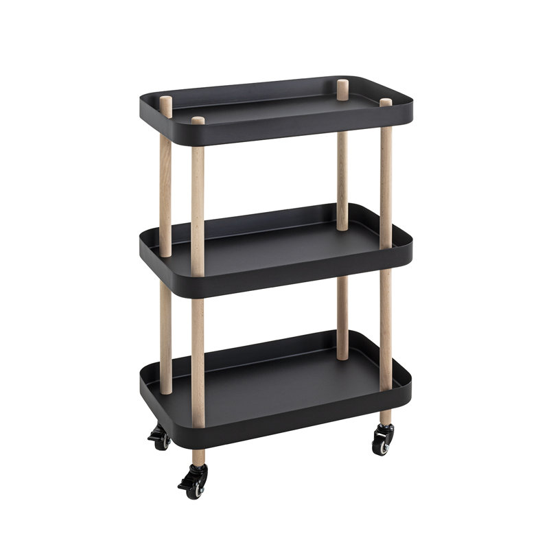 Aleyda Tray Top End Table, Black