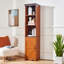 Armoire de rangement modulaire en bois avec 5 tablettes-1014730154