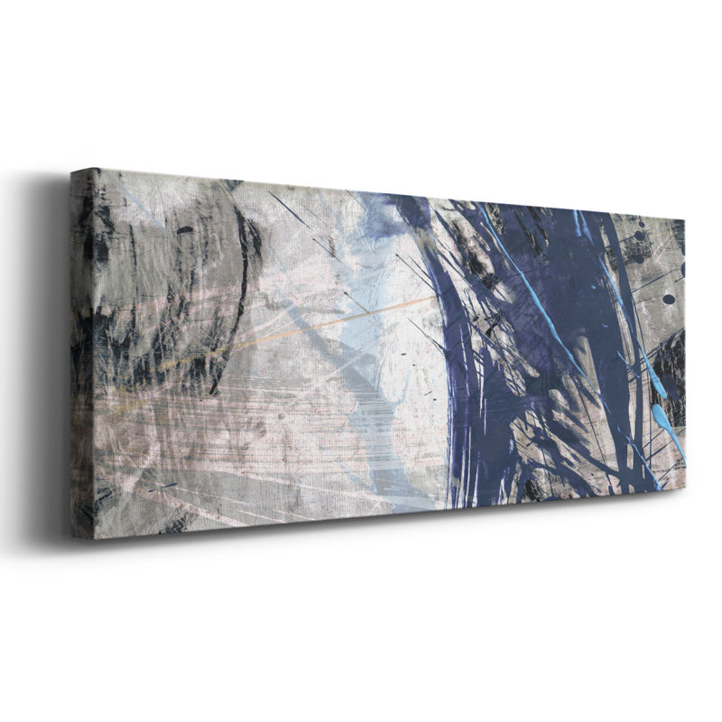 " Blue Noise II ", 20" H x 50" W x 1.5" D