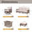 Ashjian Wicker Patio Conversation Set with Fire Pit Table-183565576-165689054