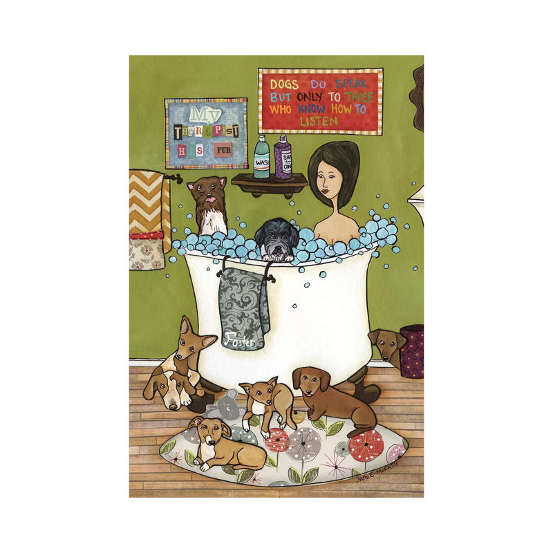 Foster Theraphy by Jamie Morath - Wrapped Canvas Gallery-Wrapped Canvas Giclée, 20.32 cm H x 30.48 cm W