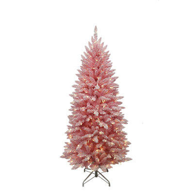 Künstlicher Weihnachtsbaum 213 cm Weiß mit 400 LED-Leuchten