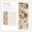 Papier peint floral traditionnel double rouleau texturé amovible